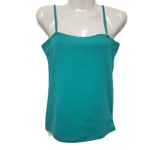 TURQUOISE Green Spaghetti Strap Camisole Tank Top - New Without Tags- One Size